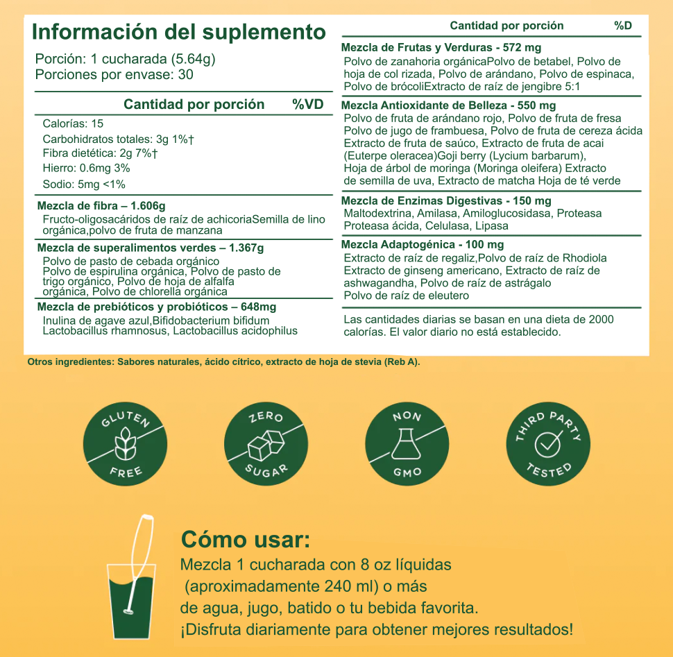 Blooms 🥬💚 Recarga tu energía, sientete mejor y recupera tu sana digestión ⚡